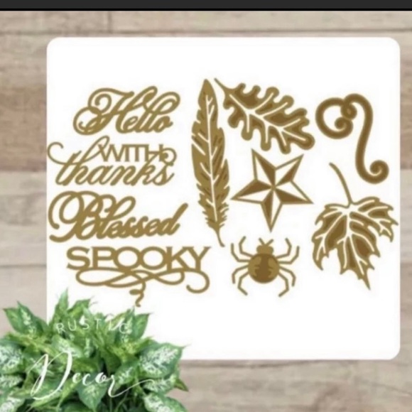 ⭐️Retired Rare “HTF” Anna Griffin Summer Fall Cutting Dies - Picture 2 of 2